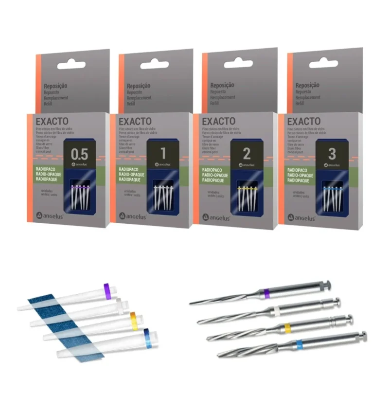 Angelus Exacto Trial Pack Glass Fiber Post | Dental Product at Lowest Price
