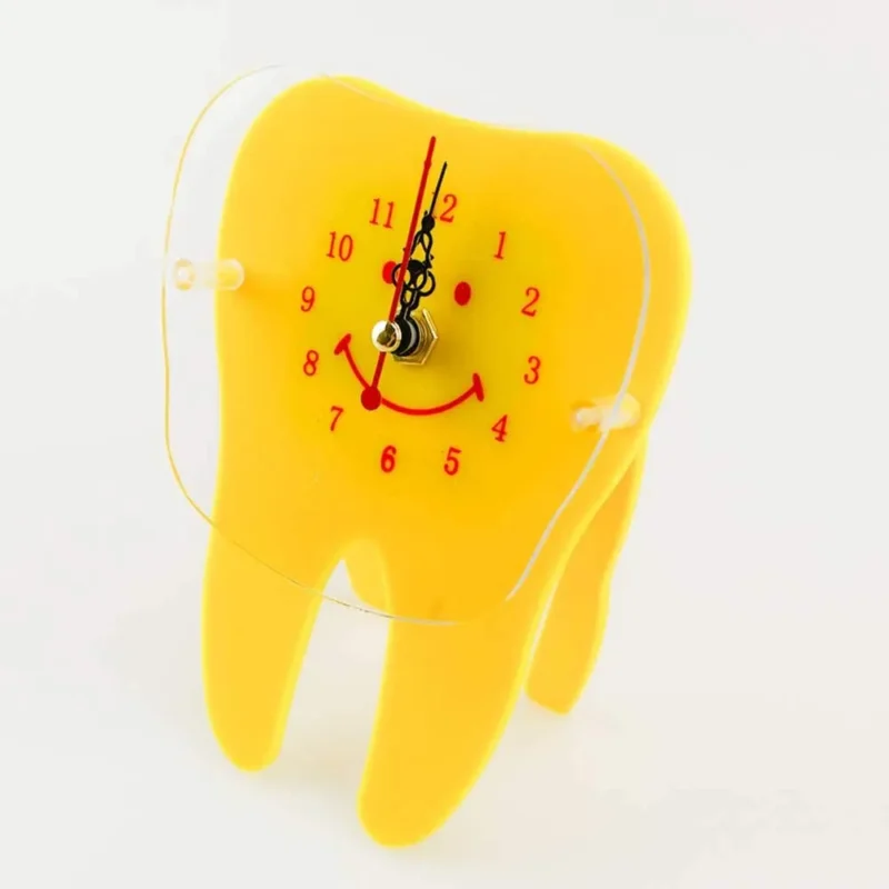 Tooth Shape Table Clock | Dental Product At Lowest Price