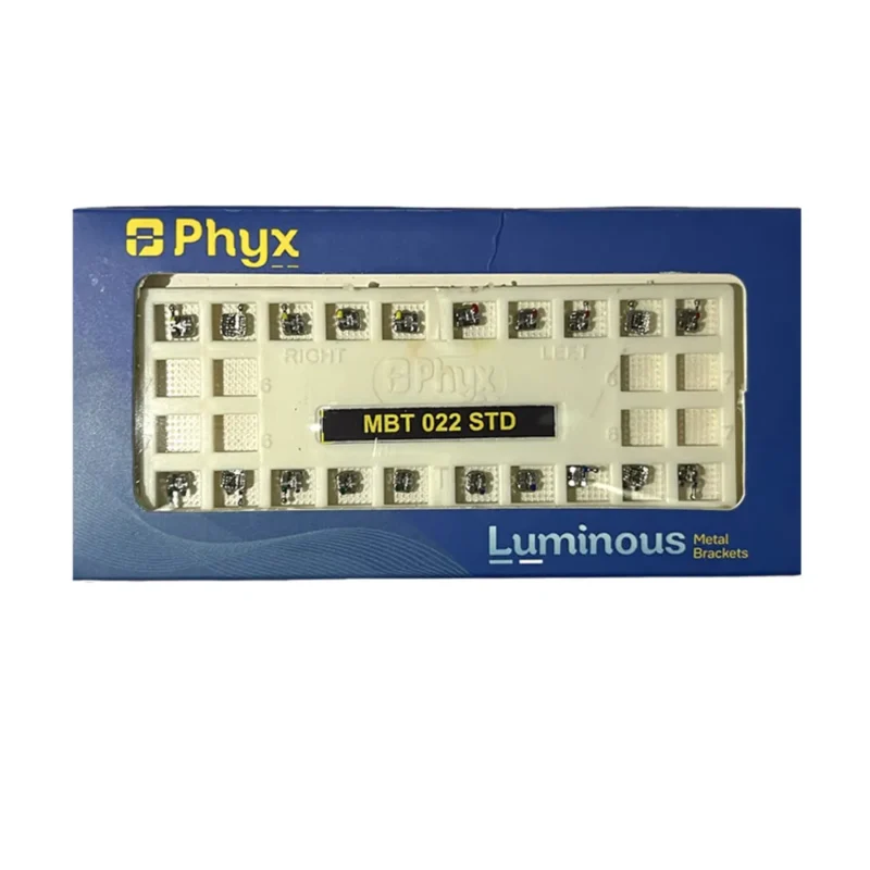 Phyx Luminous Metal Brackets | Dental Product at Lowest Price