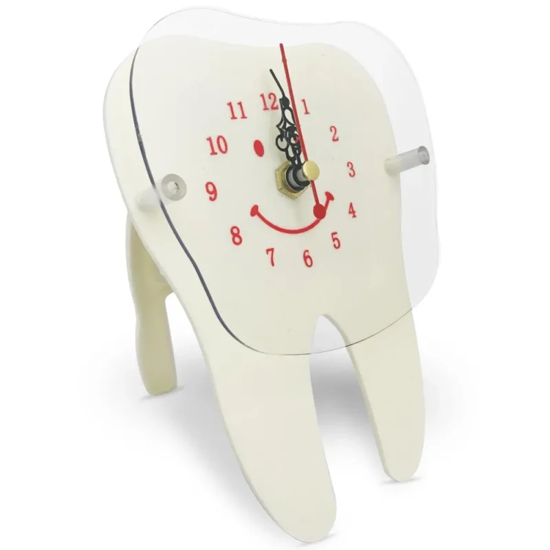 Tooth Shape Table Clock Assorted | Dental Product At Lowest Price